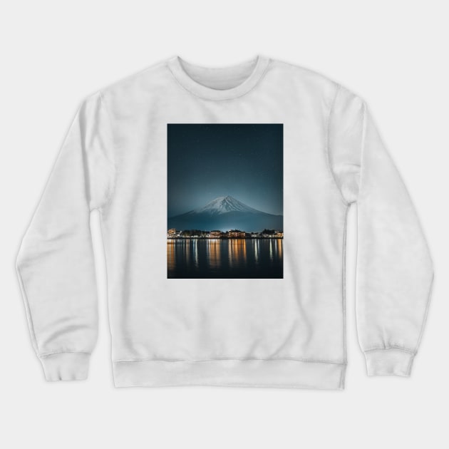 Mount Fuji Crewneck Sweatshirt by withluke